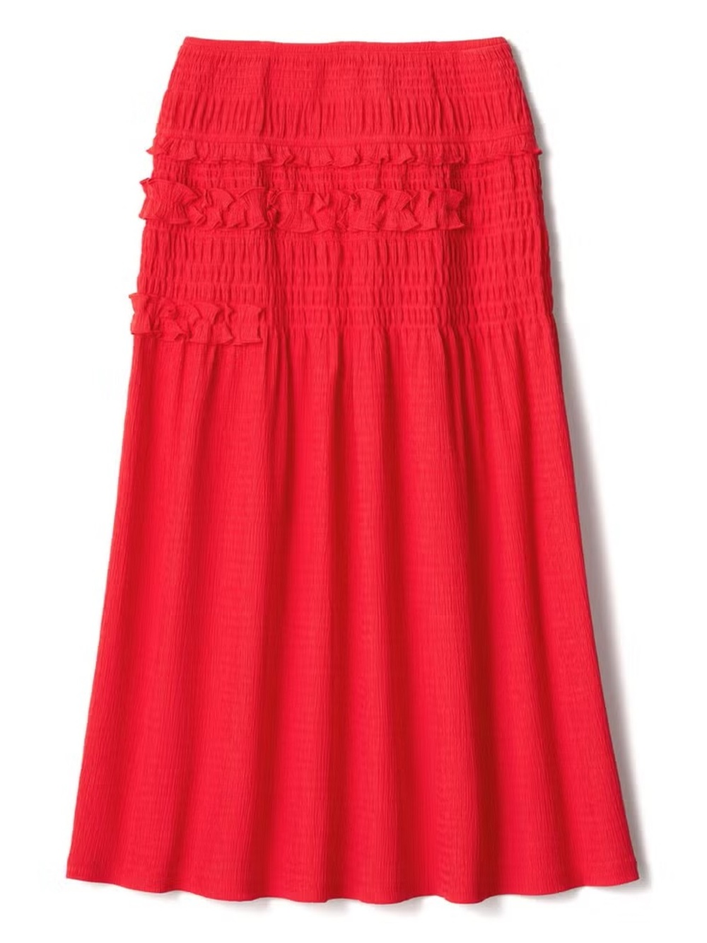 Cecilie Bahnsen x uniqlo Smocked Skirt NWT